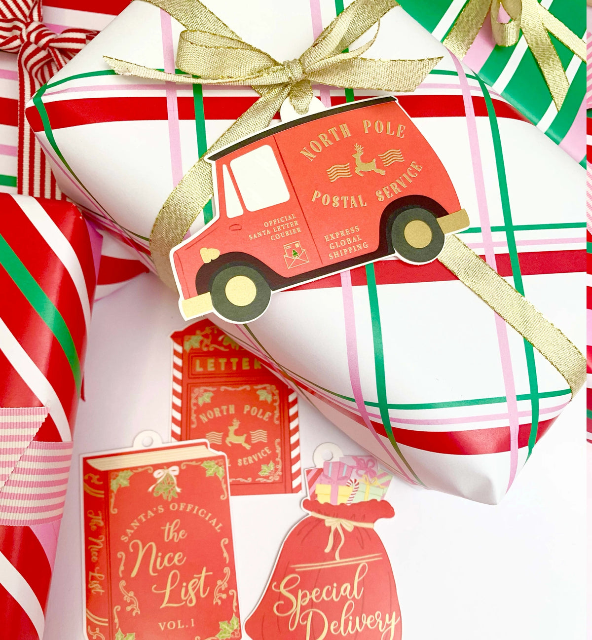 Special Delivery Christmas Gift Tags - Set of 8