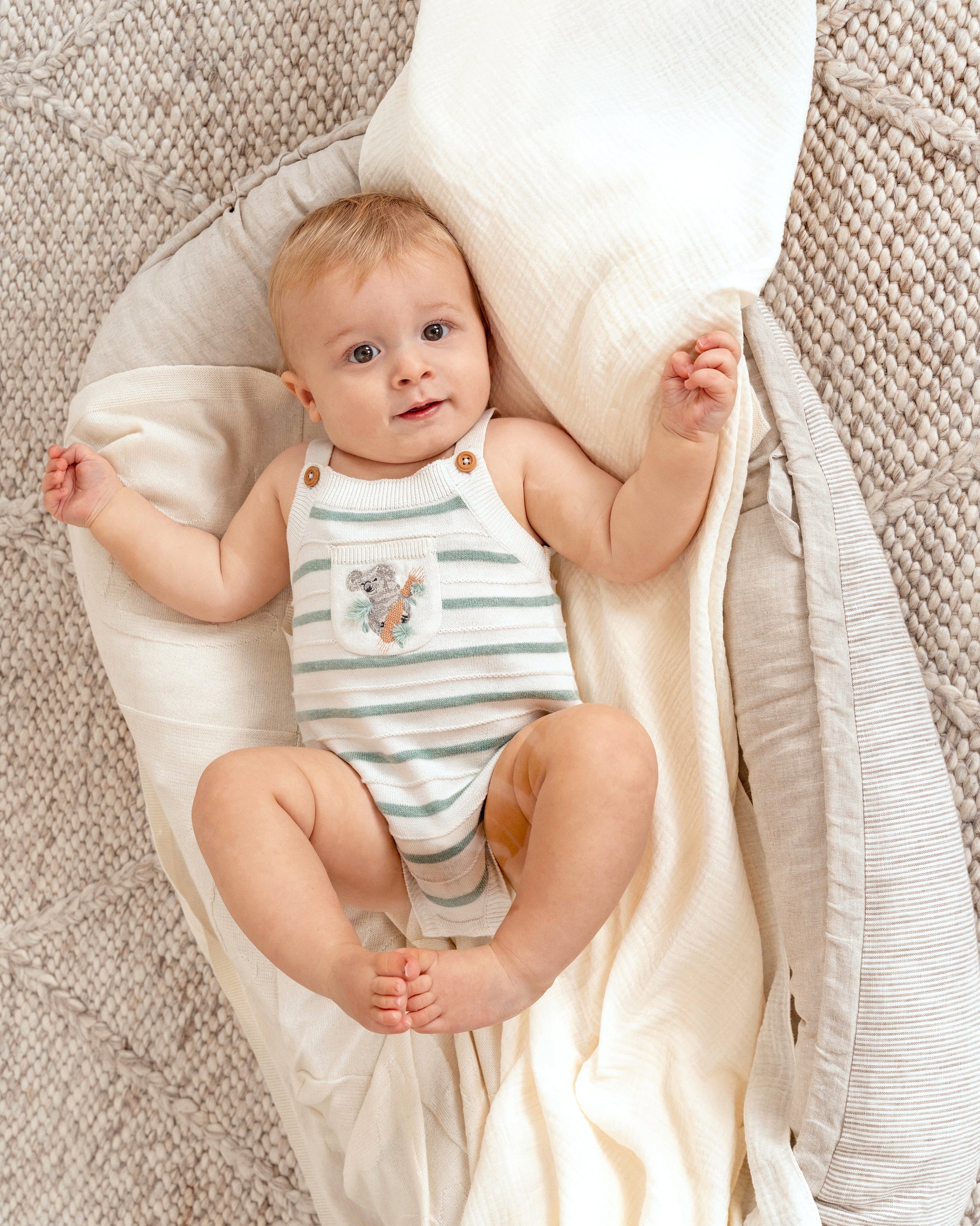 Taylor Organic Knitted Koala Bodysuit