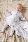 Load image into Gallery viewer, Australian Native Animals LS Zip Romper
