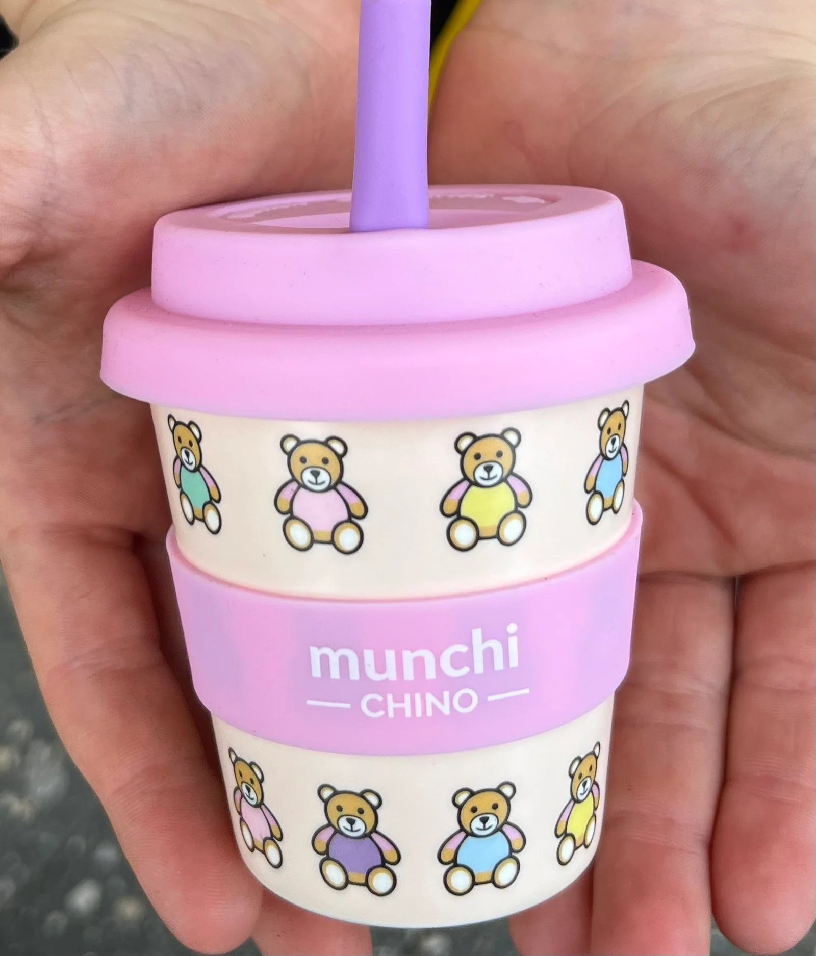 Babychino Cup -  Pink Beary Cute