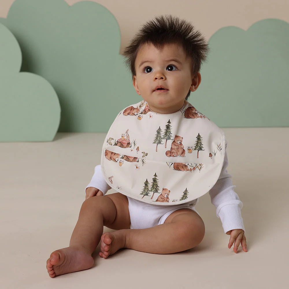 Bears Snuggle Bib Waterproof