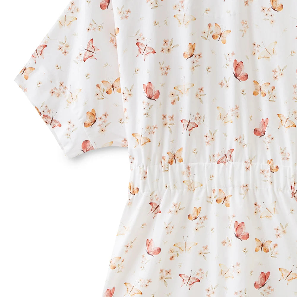 Butterfly Organic Maternity Robe - Snuggle Hunny