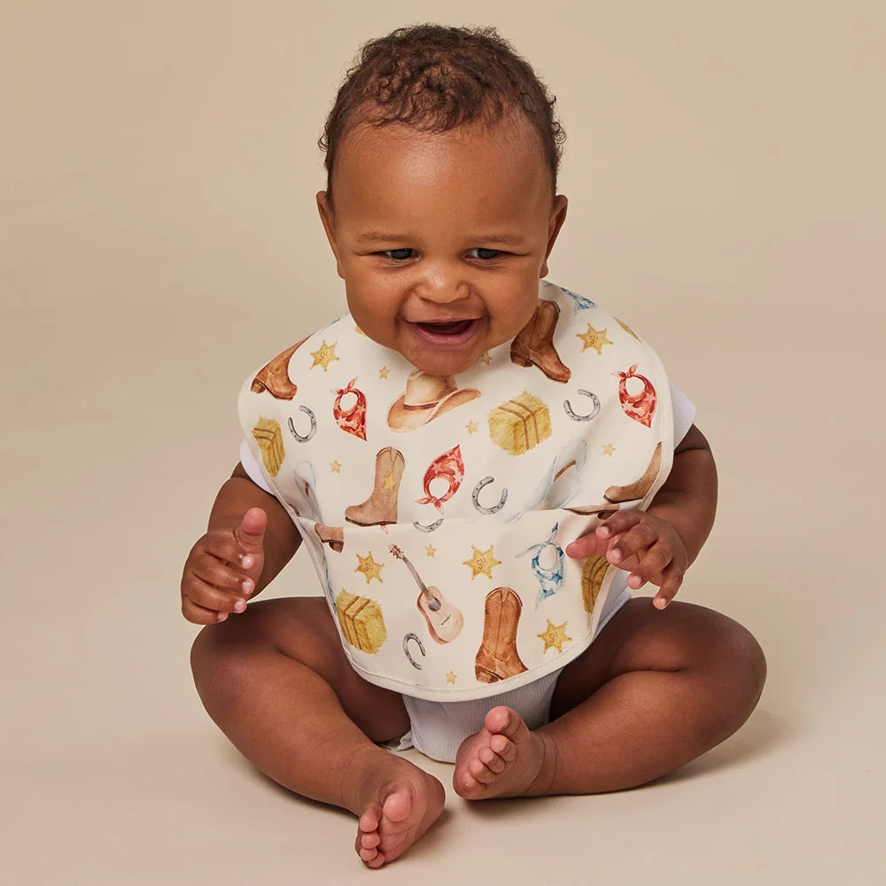 Cowboys Snuggle Bib - Snuggle Hunny