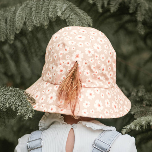 Evie - Kids Ponytail Bucket Sun Hat - Bedhead Hats
