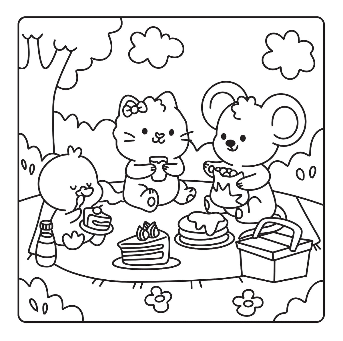 Happy Days - Scooty Cuties Cosy Colouring Kit