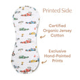 Load image into Gallery viewer, Little Racers Organic Cotton Burp Cloth - Snuggle Hunny
