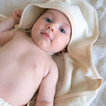 Load image into Gallery viewer, Organic Baby Hooded Bath Towel
