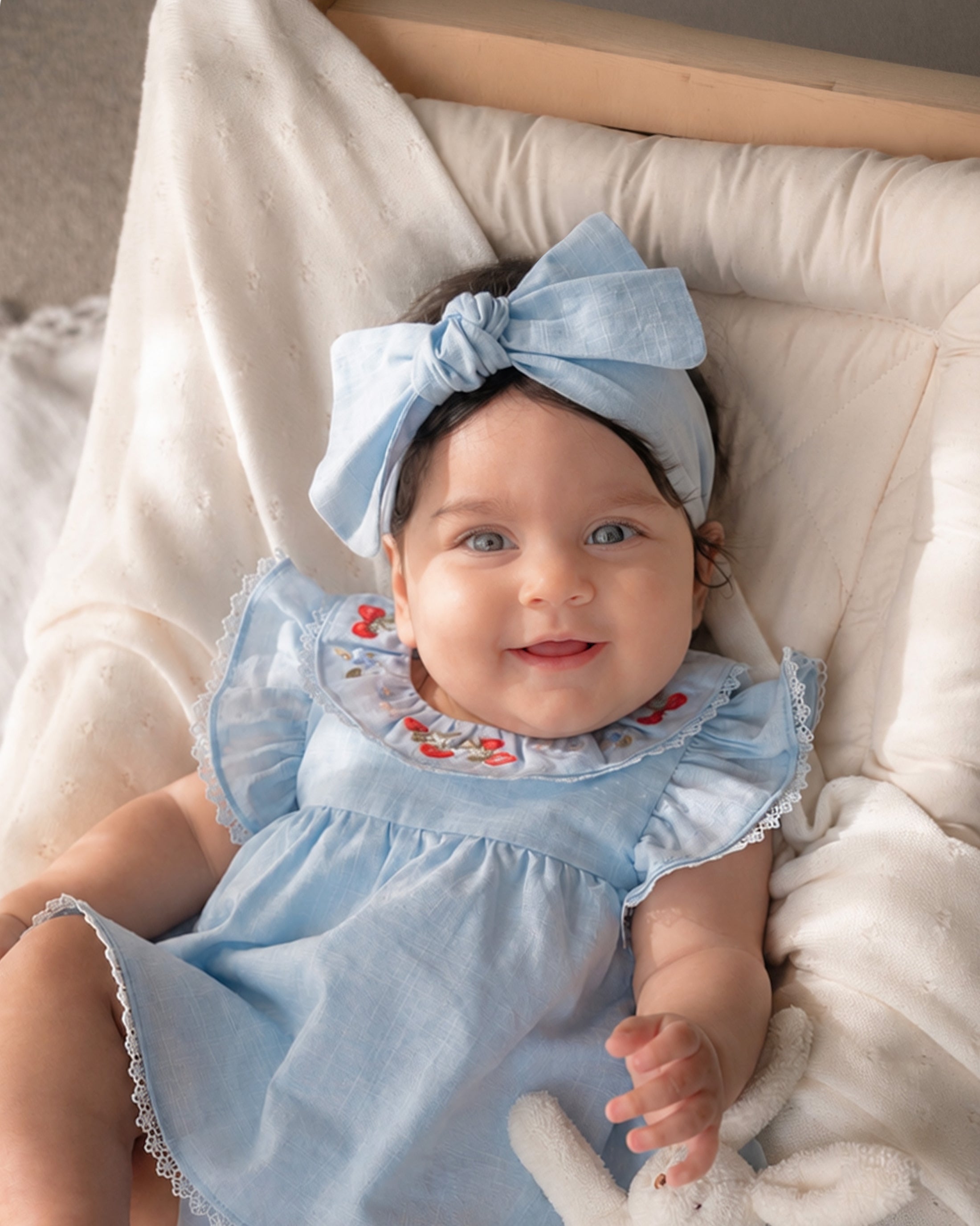 Poppy Bluebell Headband - Bebe By Minihaha