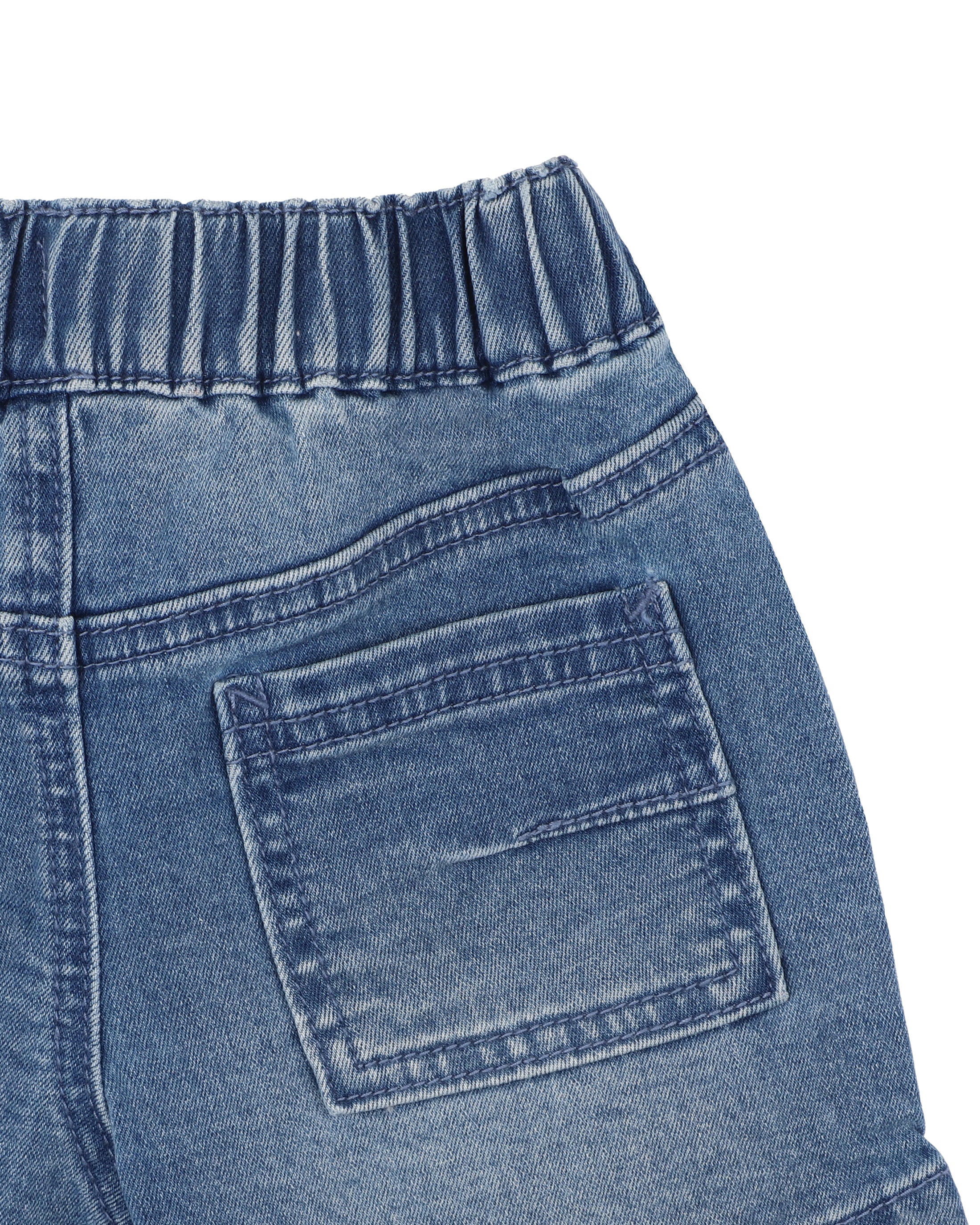 Pull On Denim Shorts - Bebe By Minihaha