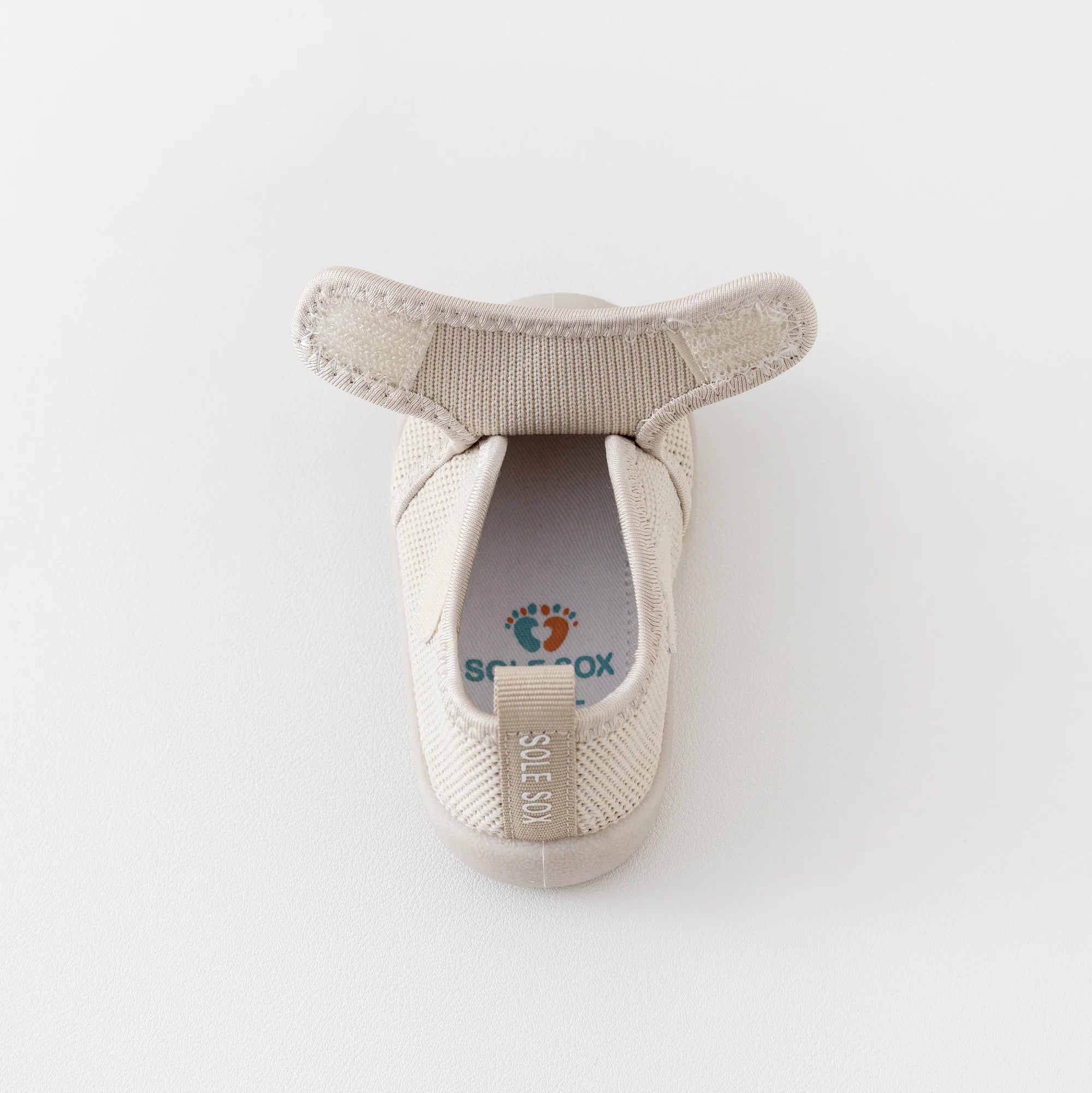 Sole Sox Barefoot Velcro Shoes - Sand