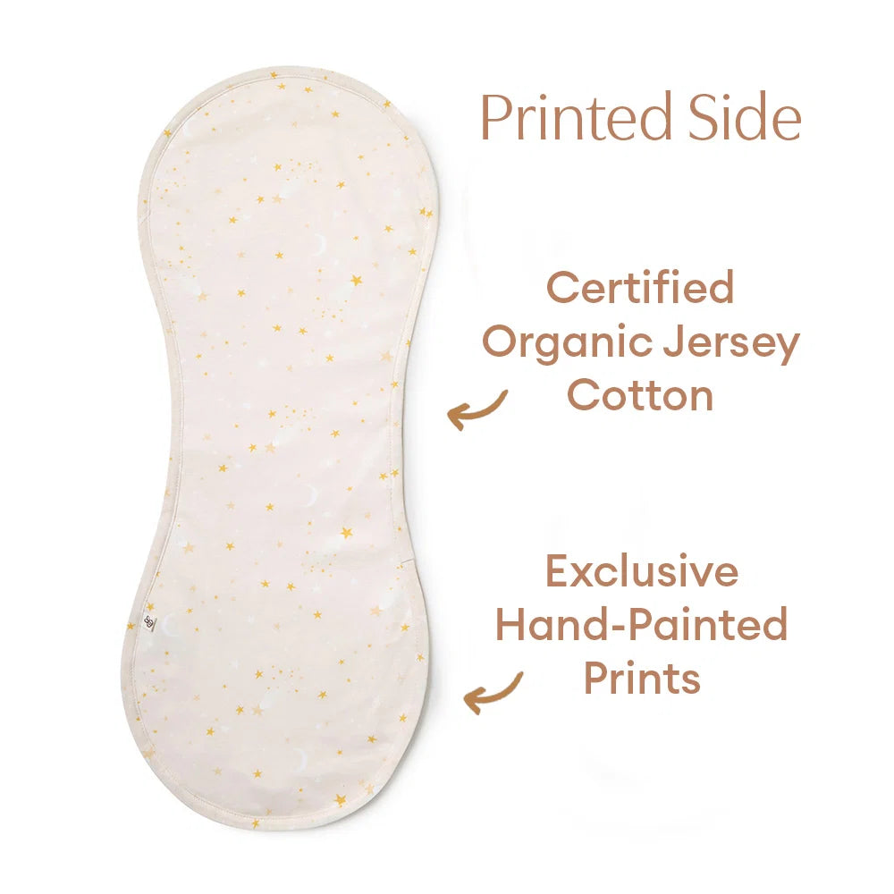 Stardust Organic Cotton Burp Cloth - Snuggle Hunny