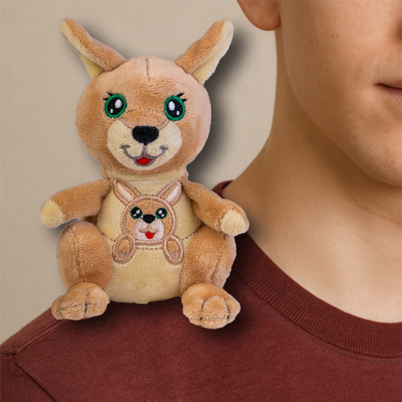 Kangaroo Magnetic Shoulder Plush