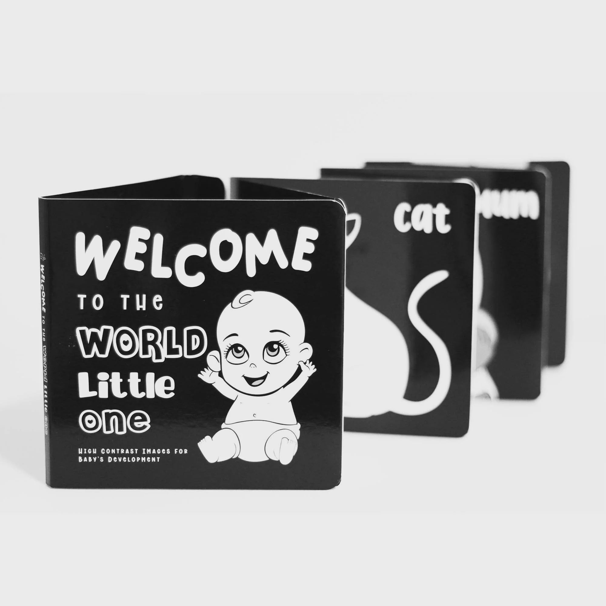 Welcome To The World Little One Black and White Baby Book