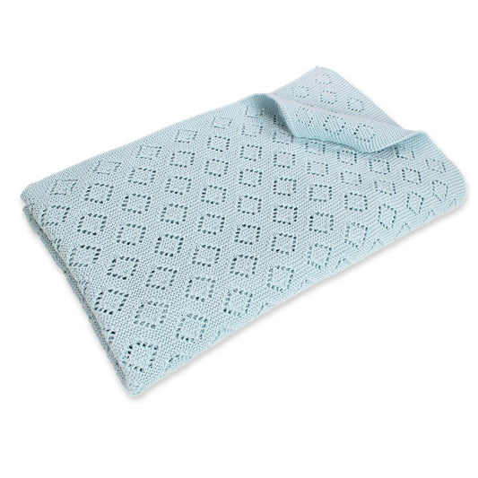 Blue - Milo Pointelle Blanket - D-Lux