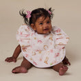 Load image into Gallery viewer, Boots & Bows Frill Snuggle Bib - Snuggle Hunny
