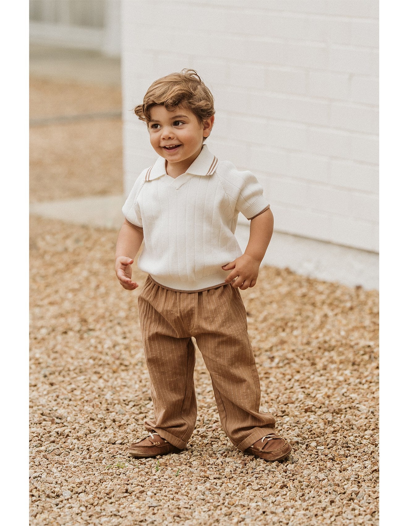 Evan SS Collared Jumper - Bebe By Minihaha