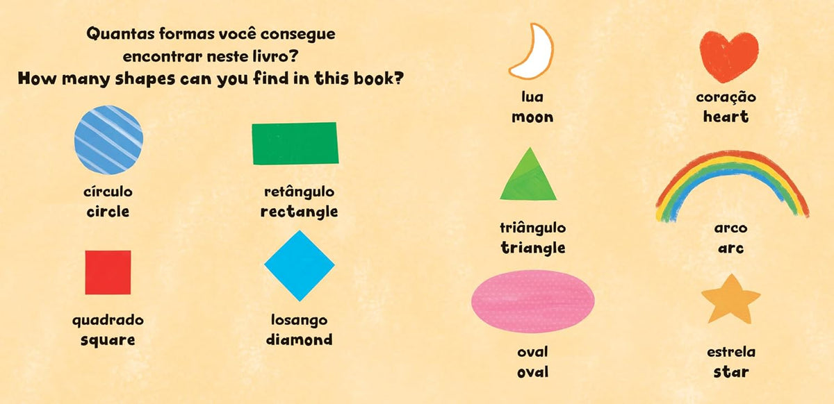 First Friends: Shapes (Bilingual Portuguese & English) Book