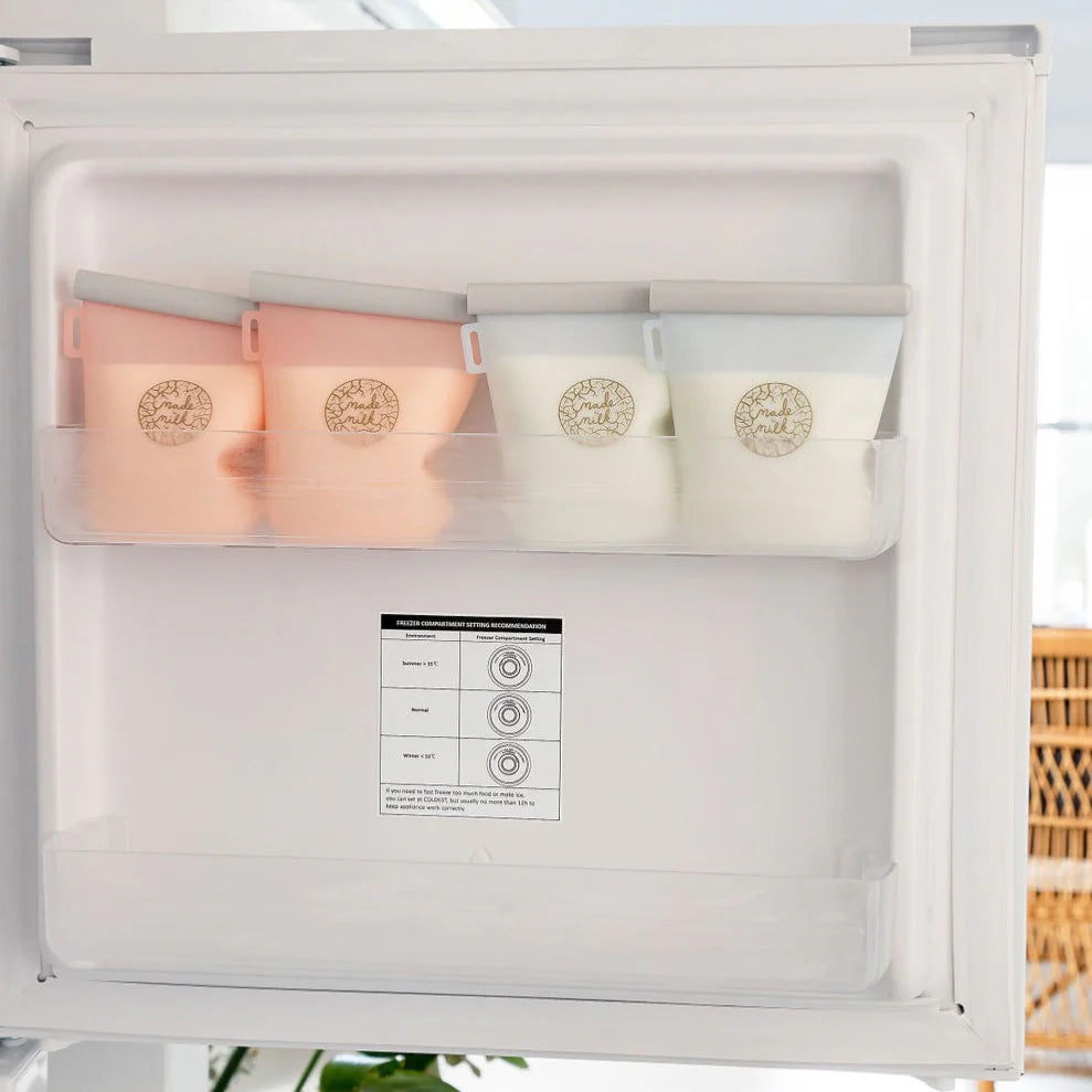 Light Blue - Reusable Breastmilk Storage Bags - 2 PK