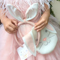 Load image into Gallery viewer, Pink Velvet Bunny Headband
