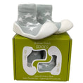 Load image into Gallery viewer, Rubber Soled Socks - Stripe Grey
