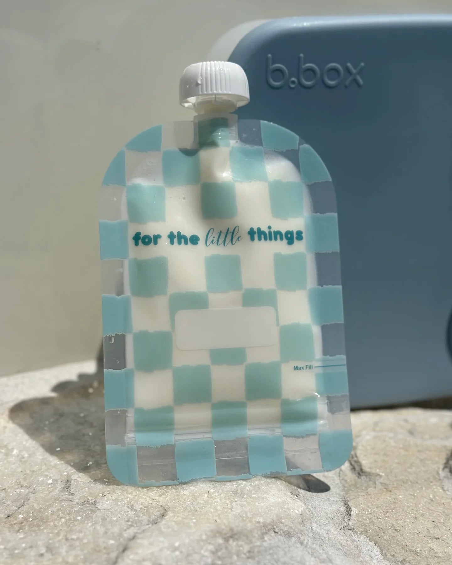 Sinchies Reusable Food Pouch (150ml) - Checkmate Bubblegum