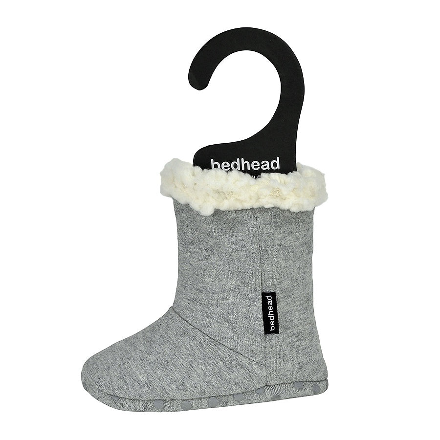 Grey Marle - Fleecy Winter Booties - Bedhead Hats