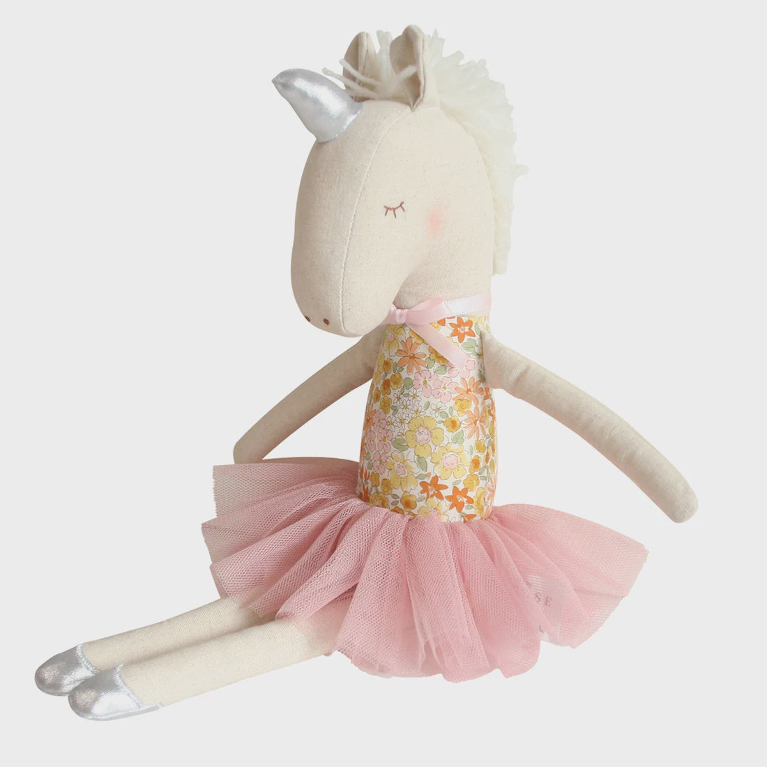 Yvette Unicorn Doll 43cm Rose Garden