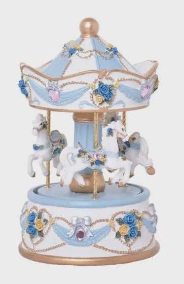 Baby Blue Carousel - Medium