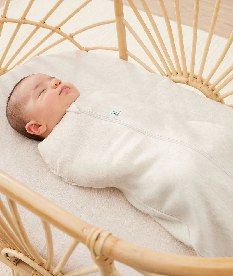 Cocoon Swaddle Bag - 1.0 TOG - Oatmeal Marle