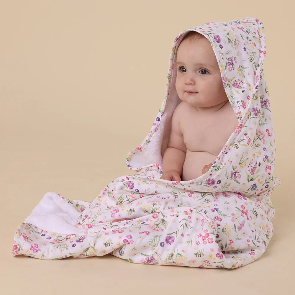Gracie Organic Hooded Baby Towel - Snuggle Hunny