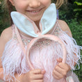 Load image into Gallery viewer, Pink Velvet Bunny Headband
