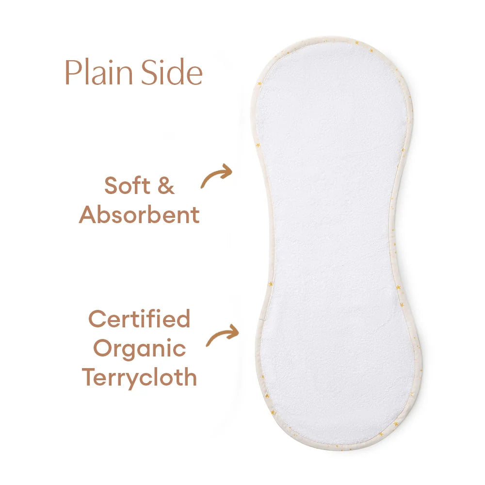 Stardust Organic Cotton Burp Cloth - Snuggle Hunny