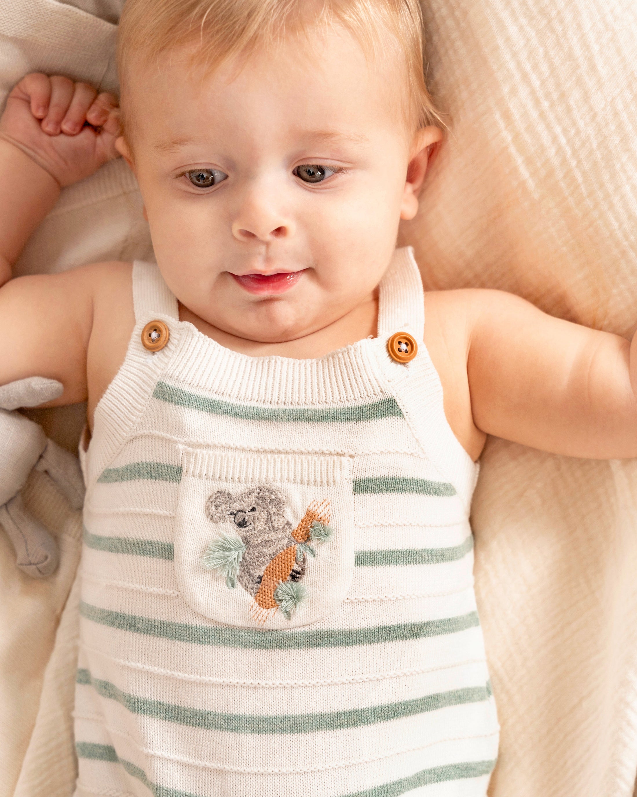 Taylor Organic Knitted Koala Bodysuit