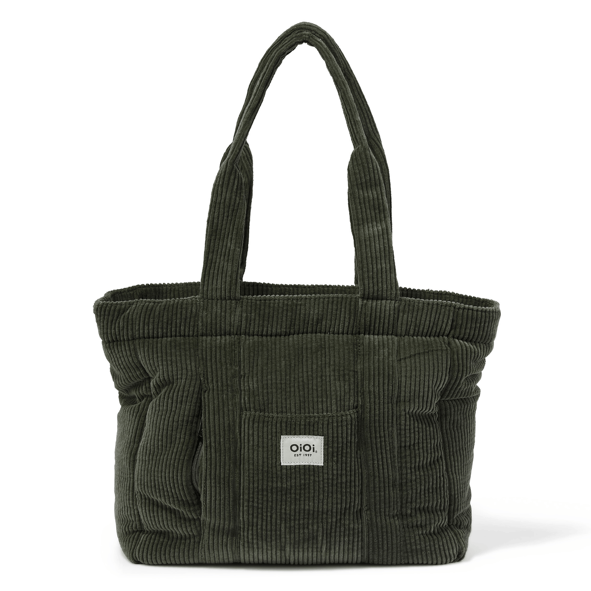 OiOi - Everyday Tote - Moss Green Corduroy