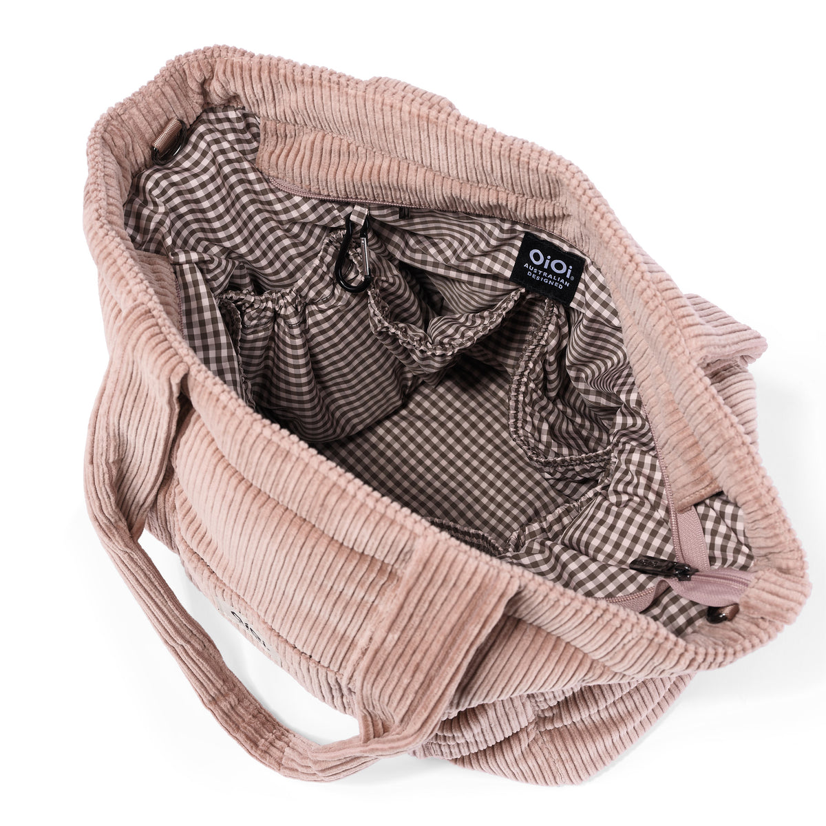 OiOi - Everyday Tote - Rose Pink Corduroy