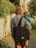 Load image into Gallery viewer, Everyday Tote - Chocolate Brown Corduroy
