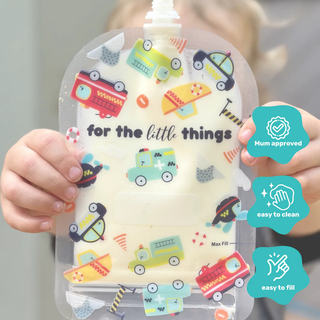 Sinchies Reusable Food Pouch (150ml) - Rescue Squad