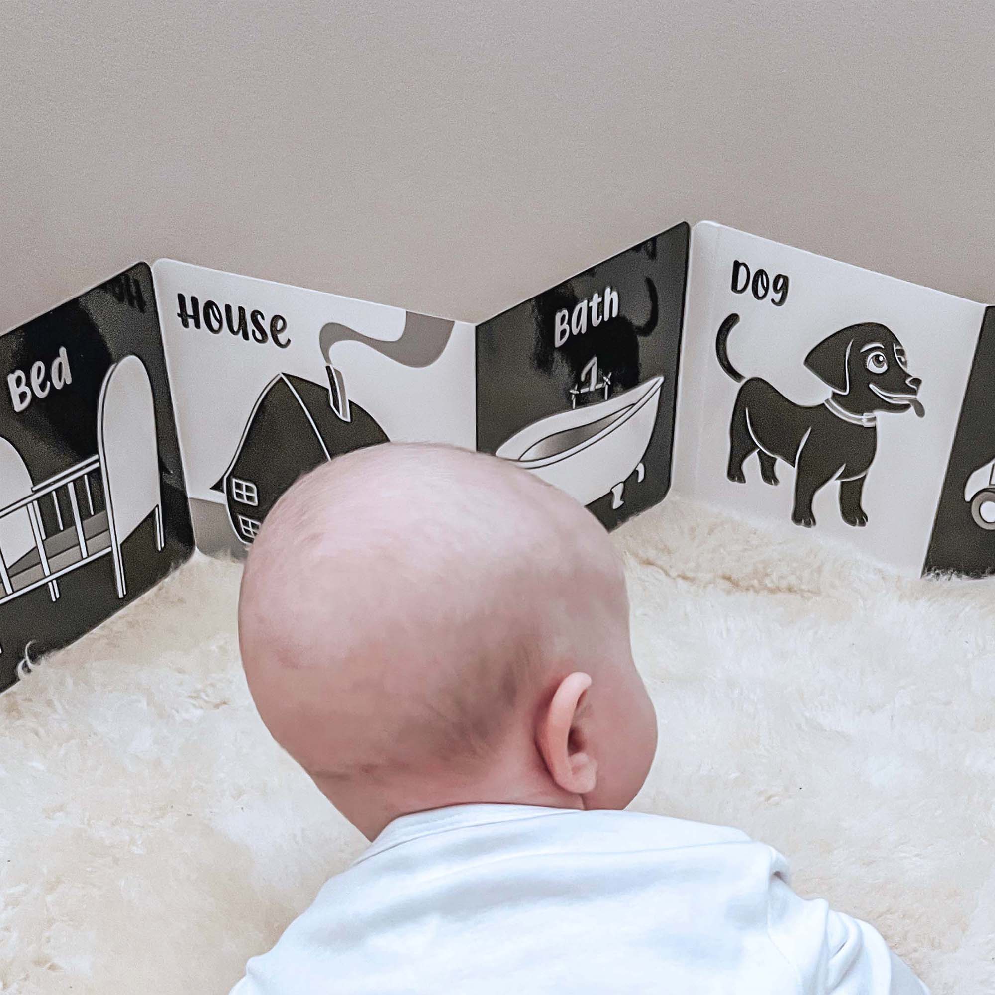 Welcome To The World Little One Black and White Baby Book