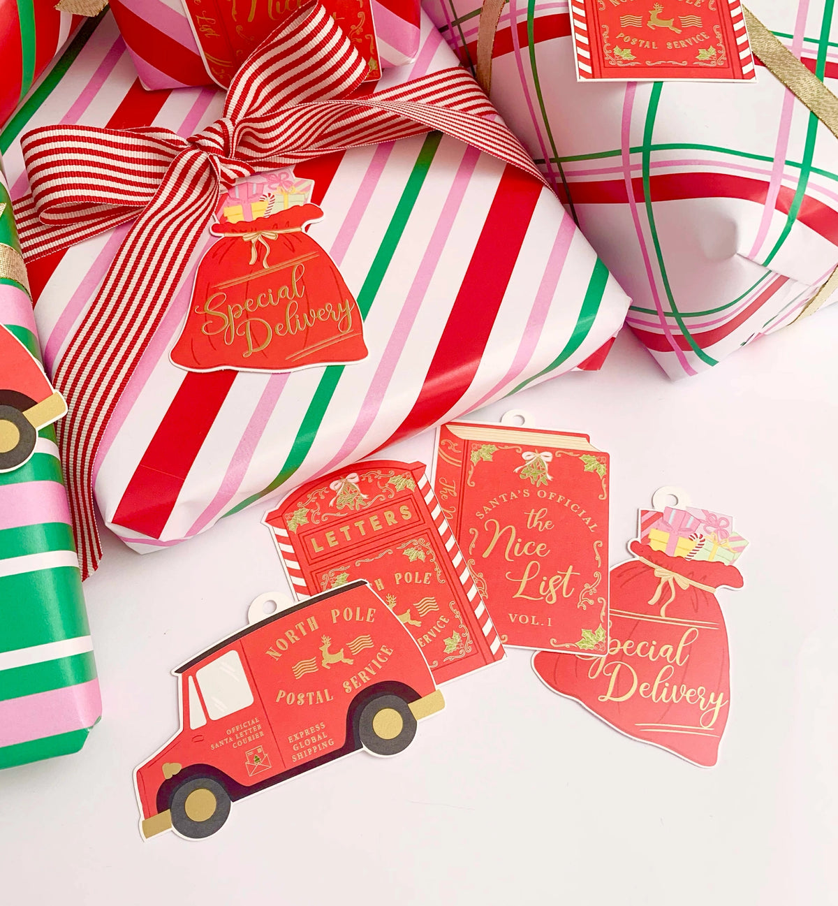 Special Delivery Christmas Gift Tags - Set of 8