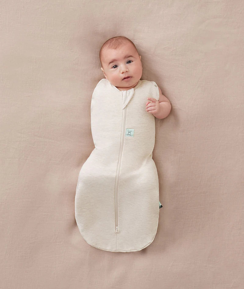 Cocoon Swaddle Bag - 1.0 TOG - Oatmeal Marle