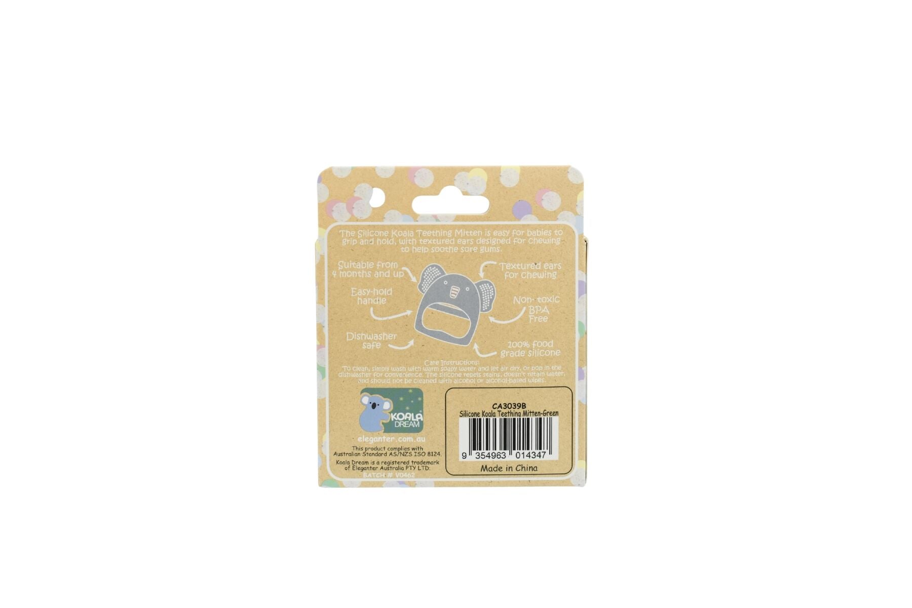 Koala Silicone Teething Mitten