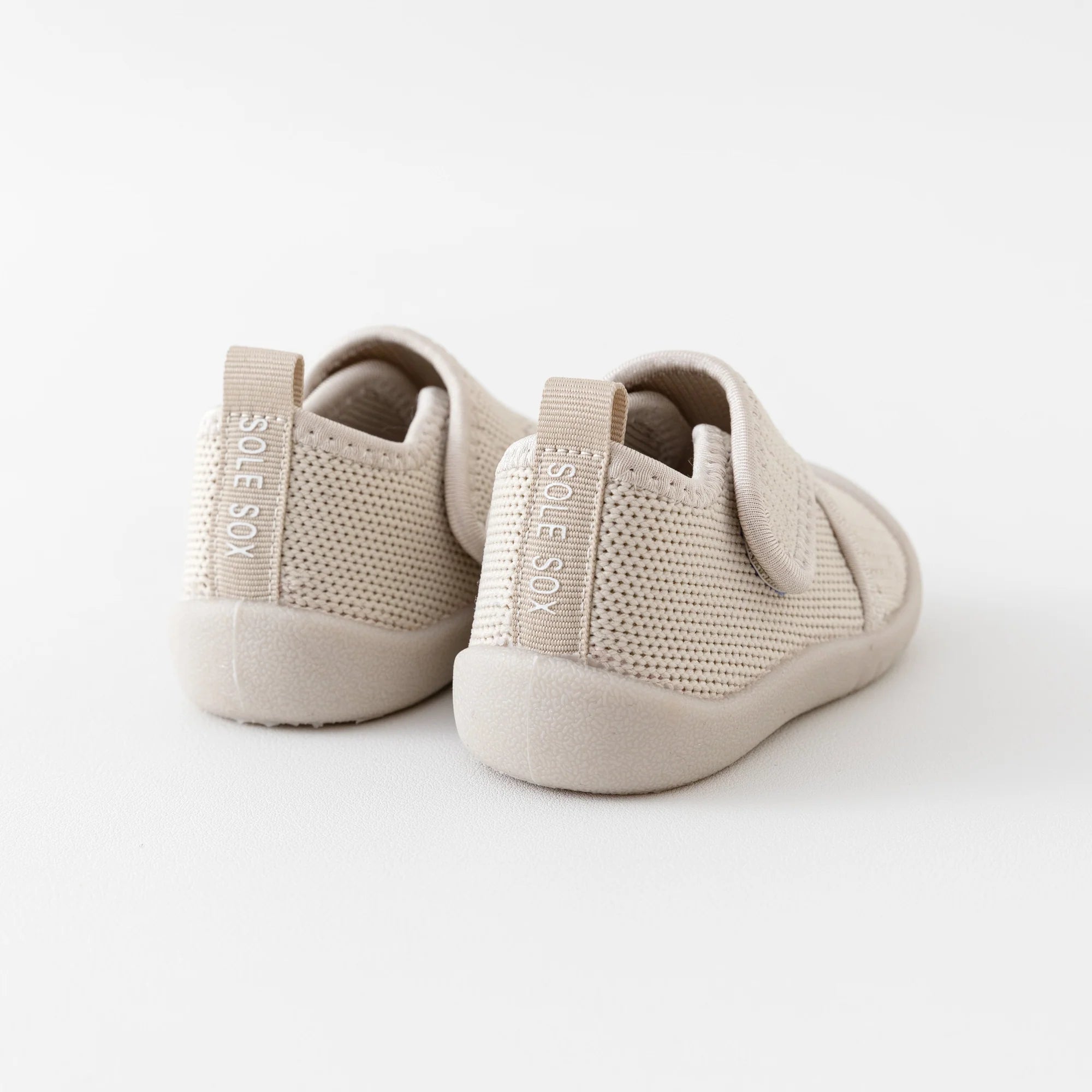 Sole Sox Barefoot Velcro Shoes - Sand