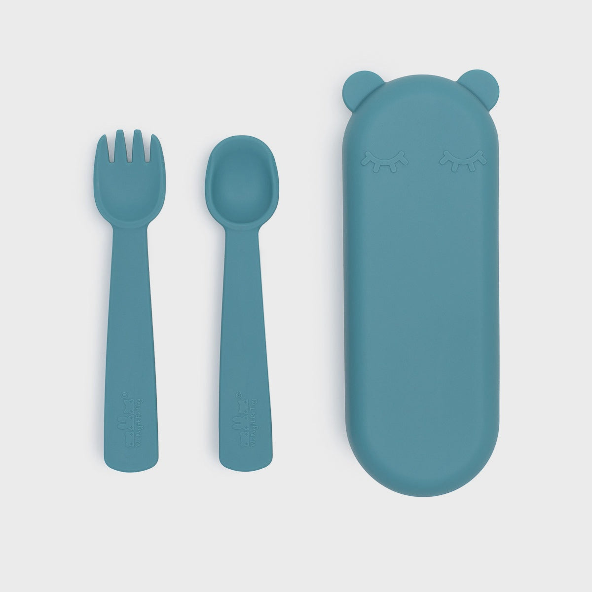 BUY 2+ GET 20% OFF - We Might Be Tiny - Feedie Fork & Spoon Set - Blue Dusk