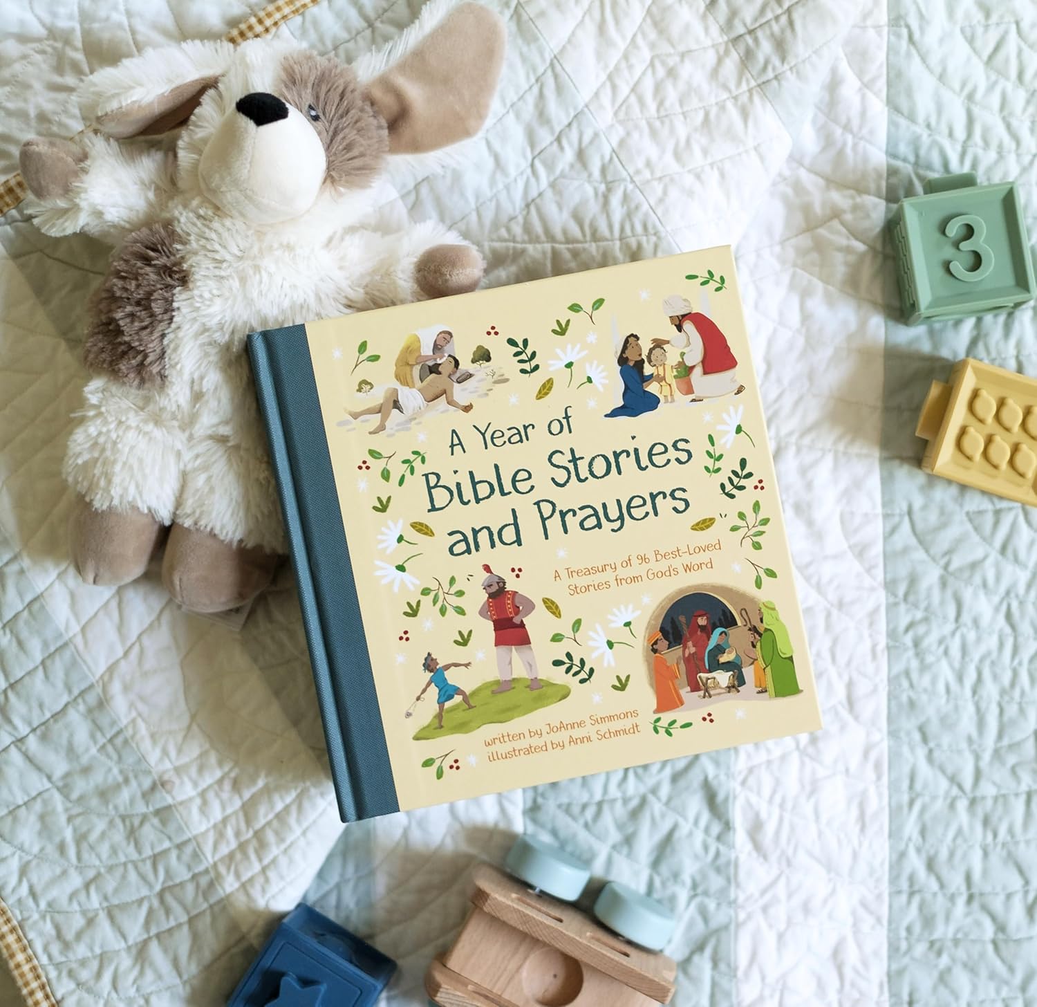 A Year of Bible Stories and Prayers: A Treasury of 96 Best-Loved Stories from God's Word