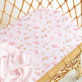 Load image into Gallery viewer, Boots & Bows Organic Bassinet Sheet / Change Pad Cover - Snuggle Hunny
