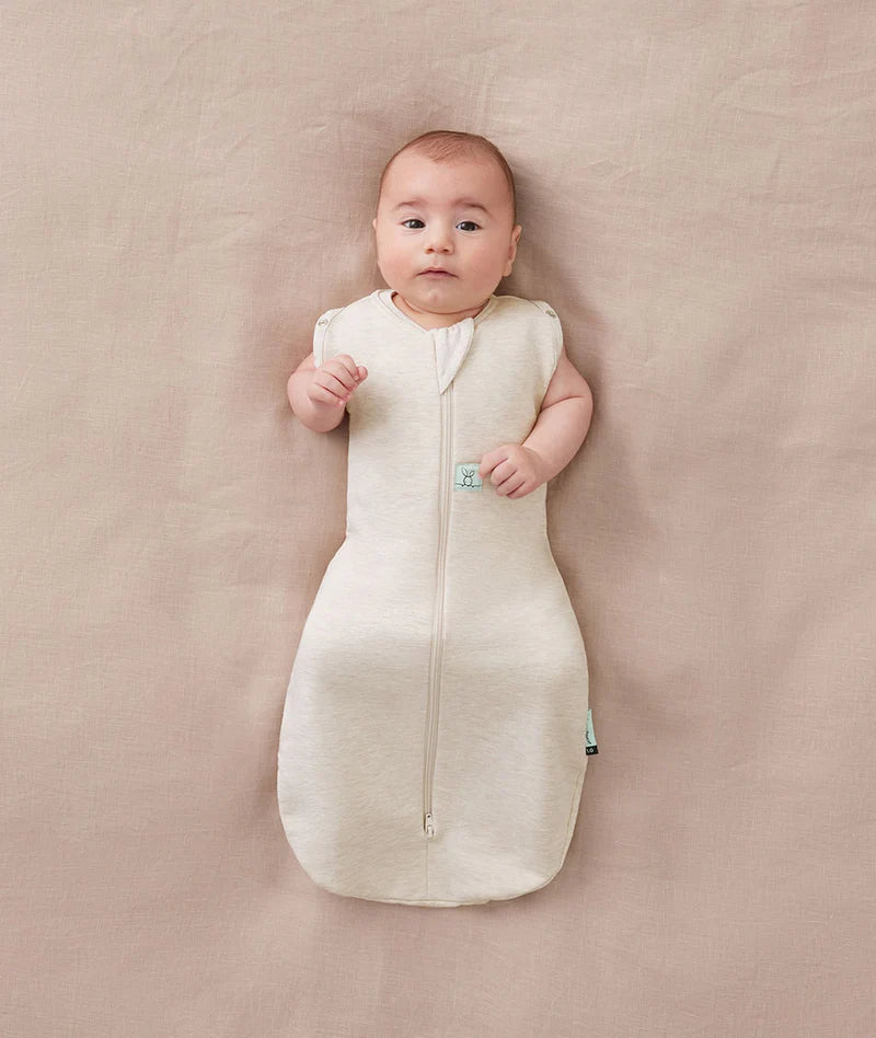 Cocoon Swaddle Bag - 1.0 TOG - Oatmeal Marle
