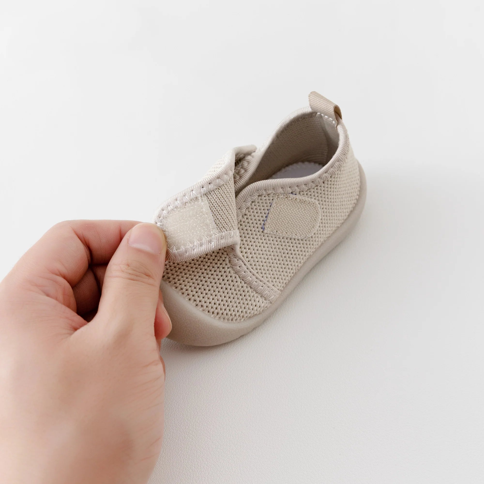 Sole Sox Barefoot Velcro Shoes - Sand