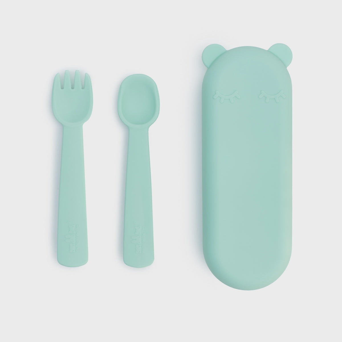 BUY 2+ GET 20% OFF - We Might Be Tiny - Feedie Fork & Spoon Set - Mint