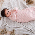 Load image into Gallery viewer, All Over Luxury Cable Shwrap™ - Blush Pink - Jujo Baby
