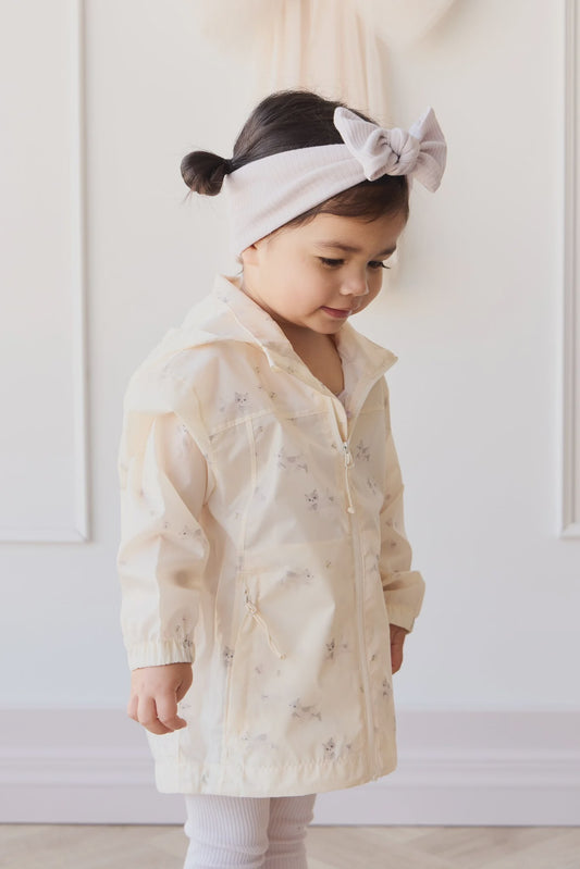 Avery Jacket - Playful Kitten Whisper White